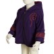Kid ethnic polar jacket sprite hood  purple