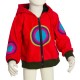 Kid velvet psychedelic jacket red