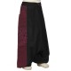 Pantalon afgano chica etnico estampado ciruela y negro   12meses