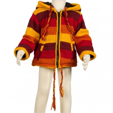 6years orange wool jacket
