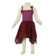 Robe baba cool fille bordeaux