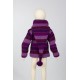 6months purple wool jacket