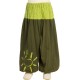 Hippy afghan trousers green army 4years