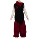 Ethnic afghan trousers winter velvet thick red    8years