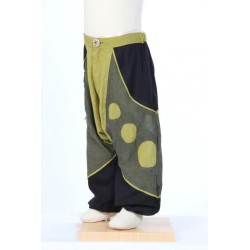 Pantalones afganos pantalon chico hippie limon caqui negro