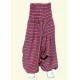 Girl Moroccan trousers stripe violet    10years
