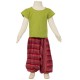 Girl Moroccan trousers stripe red    14years