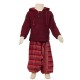 Girl Moroccan trousers stripe red     8years