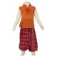 Girl Moroccan trousers stripe red     8years