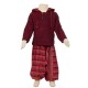 Girl Moroccan trousers stripe red    3years