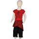 Grl afghan trousers skirt red-black 12years