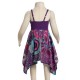 Robe indienne baba cool violette