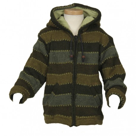 12months green army wool jacket