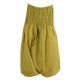 Girl Moroccan trousers plain lemon green    6years