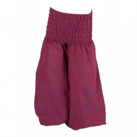 Girl Moroccan trousers plain violet 6months