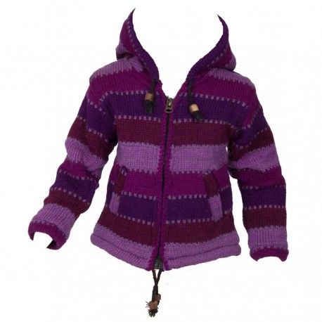 4years purple wool jacket