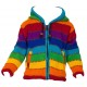 8years rainbow wool jacket