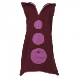 Purple srite hood tunic dress 6months