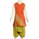 Orange indian dress sharp hood   3years