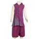 Violet indian dress sharp hood   3years