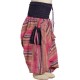 Stripe indian baggy trousers purple