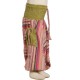 Indian baggy trousers kid stripe cotton lemon green