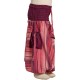 Girl Indian baggy trousers stripe violet