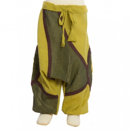 Lemon green ethnic afghan trousers   18months