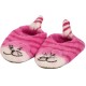 Chaussons feutrine fille tigre rose