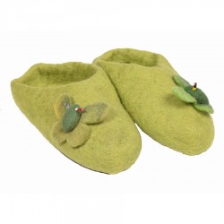 Felt dragon slippers