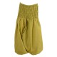 Pantalon afgano chica unido verde limon    10anos