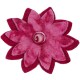 Grueso broche flor lana hervida mujer nino tulipan rosa