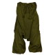 Plain green army mixed afghan trousers   2years
