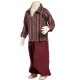 pantalon afgano mixto unido rojo violaceo 8anos