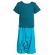Hippy baby afghan trousers turquoise