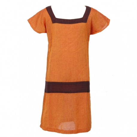 Tunique robe baba cool orange