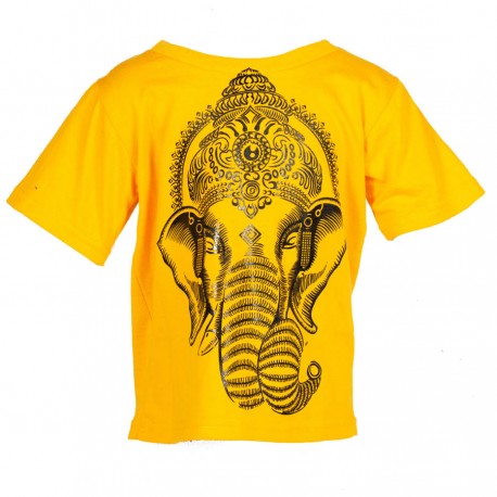 Tee shirt enfant Ganesh jaune
