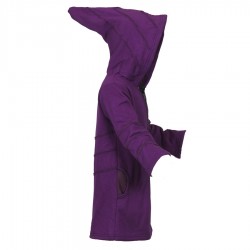 Winter ethnic jacket lined polar purple