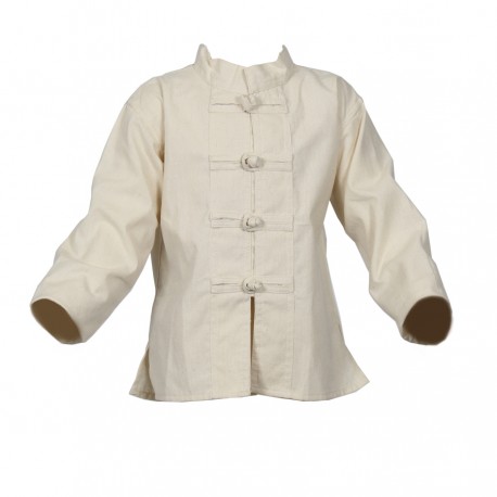Chemise blanche enfant boutons chinois