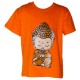 Tee shirt Bouddha enfant orange