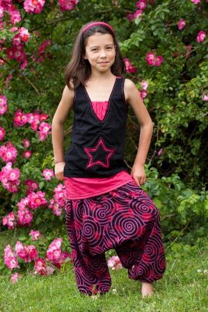 Spiral moroccan trousers