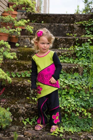 Vêtements fillettes 3 ans - Mode ethnique - Vêtements enfants Poutali